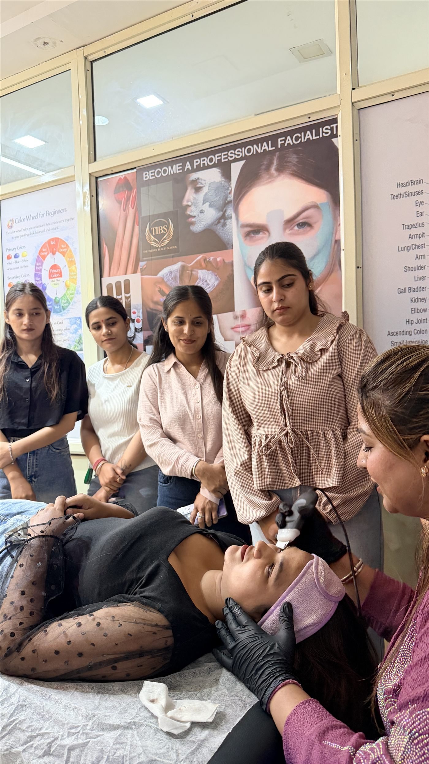 Advanced skin care and facial course training